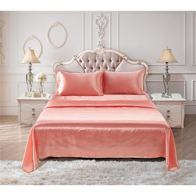 Solid Color Satin Bed Sheet Bed Sheet Set