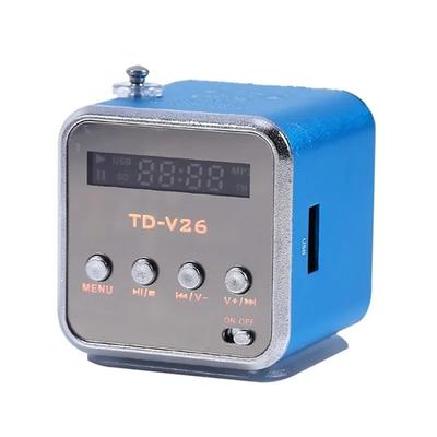 Mini Portable Stereo Audio Speaker Music Player FM Radio TF Card U Disk Support
