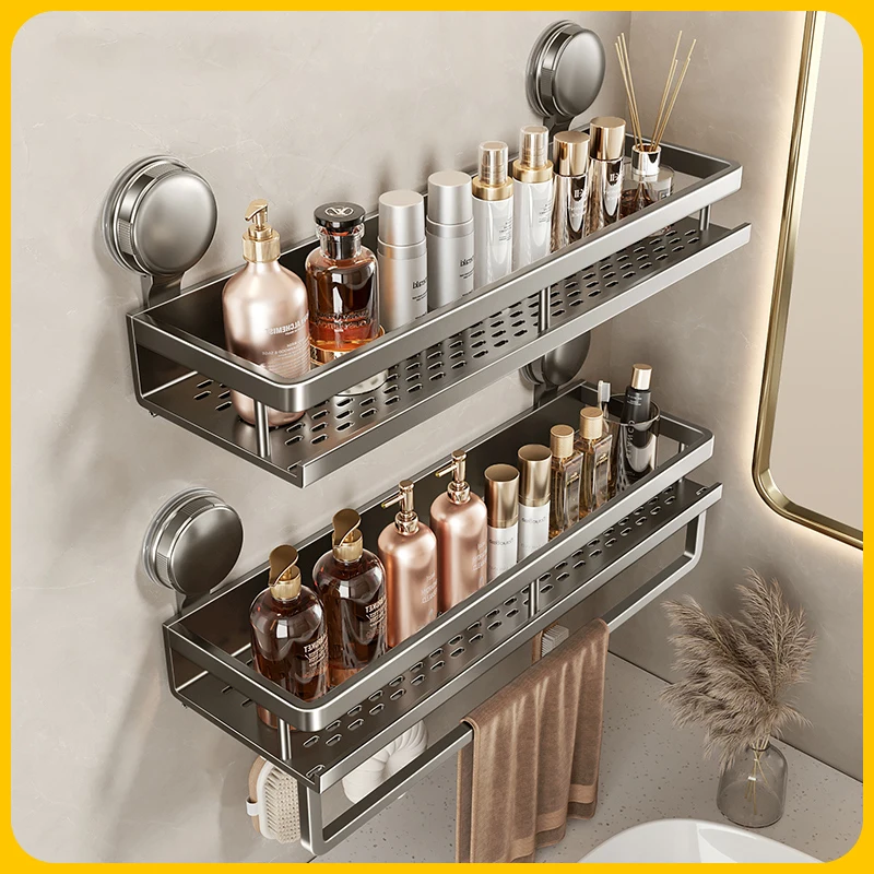Sans perceuse ventouse salle de bain étagère de rangement étagère de rangement salle de bain sans Perforation tenture murale vanité toilette Triangle panier R