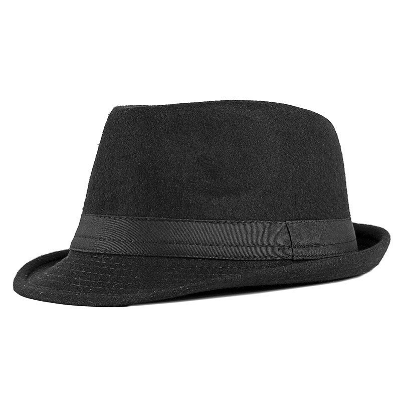 Men's Kentucky Derby Hat Fedora Hat Brim Hat Black Red Polyester Sports Outdoors Casual Simple Style Party / Evening Daily Holiday