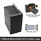 METALFISH T40 Mini ITX boîtier noir 7L boîtier PC de jeu en option blanc avec câble SFX PSU + PCIe