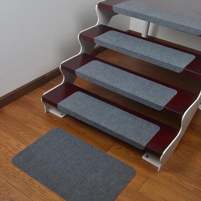 Stair Tread Carpet,Stair Runner Carpet,Self-Adhesive/Velcro Patch Staircase Mats Rug, Stair Pads Step Protectors, Removable Washable Step Floor Rugs For Home Staircase Decoration