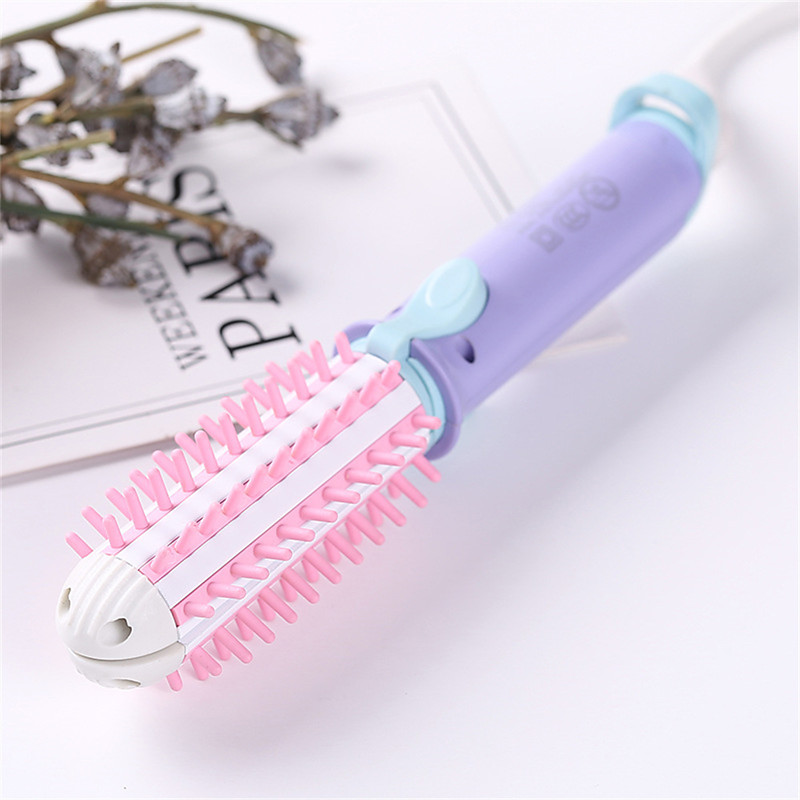 Mini Electric Hair Styler Travel Curler Curling Dryers Styling Tool Hair Straightener Ionic Curler Professional Hot Brush Valentine's Day Gift