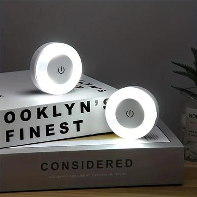 Touch Light Led Tap Light 3 Colors Adjustable Closet Light Portable Wireless Under Cabinet Lights Dimmable Lights For Bedroom Kitchen Counter Stair Hallway