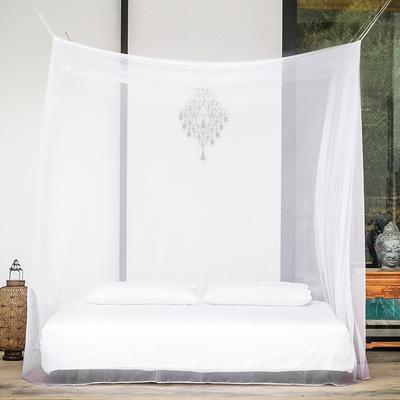 Mosquito Net Camp Mosquito Net with Carry Bag, Large Netting Curtains Camping, Bedding, Patio Carrying Pouch and Hanging Kit