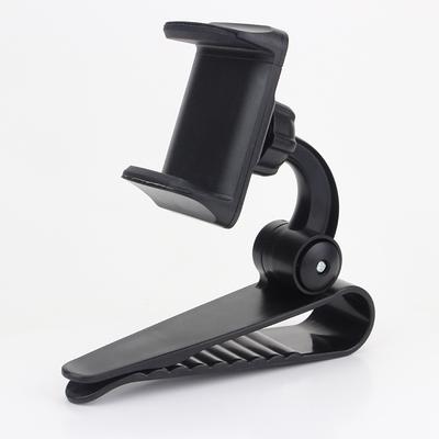 Sun Visor Phone Mount Car Phone Holder For Car Universal 360 Rotating Car Mount Support Clip Bracket Cradle Clip Compatible To Smartphones
