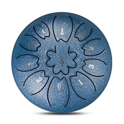 6 Inch 11 Tone Steel Tongue Drum Mini Music Drums Handpan Beginners Ethereal Drum Musical Instruments Tambor Gifts