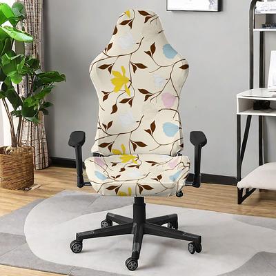 Stretch Rotating Covers Gaming Chair Covers Covelvet Gaming Chair Slipcover Computer Chair Seat Covers for Armchair, Swivel Chair, Adults Video Game Chair,Computer,Boss Chair