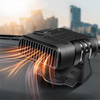 2 IN 1 Car Heater 12V/24V Electric Cooling Heating Fan Portable Electric Dryer Windshield Demister Defroster Fan Car Ornaments