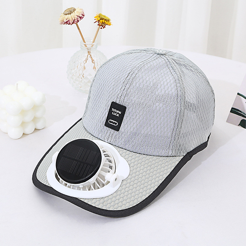 Solar Fan Hat Baseball Cap with Solar Fan Golf Hat USB Charging Fan Breathable Mesh Hat with Fan Unisex for Summer Travel