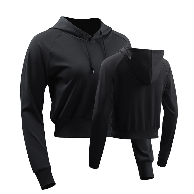 Women's Compression Shirt Athletic Shirt Fitness Shirt Long Sleeve Hoodie Casual Athleisure Fall Solid Colored Quick Dry Soft Breathable Gym Workout Walking Jogging Sportswear Activewear Dark Grey