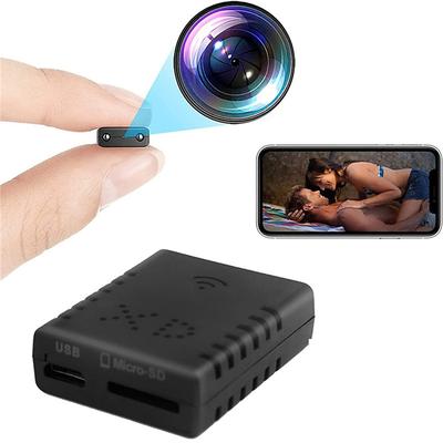 Mini Spy Hidden Camera HD 480P WiFi Security Cameras Wireless Nanny Cam with Motion Detection Night Vision Phone App for Home Office Indoor Video Surveillance