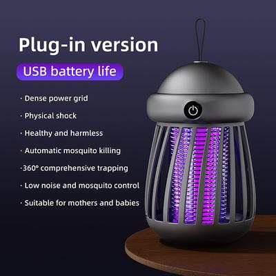 Mosquito Killer Lamp, Indoor And Outdoor Mosquito Killer Lamp, Dual Color Light Source, Jellyfish Appearance Ambient Light