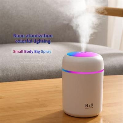 300ml H2O Air Humidifier Portable Mini USB Aroma Diffuser With Cool Mist For Bedroom Home Car Plants Purifier Humificador
