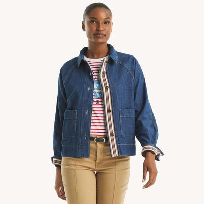 Nautica Women's Denim Jacket Star Sapphire, M