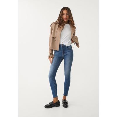 Stradivarius D07 Regular waist skinny jeans Very dark/rinse wash blue 14
