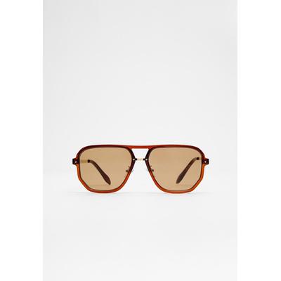 Stradivarius Contrast sunglasses Brown OS