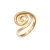 Elli Spirale Organic Modern 925 Silber 54 Damen
