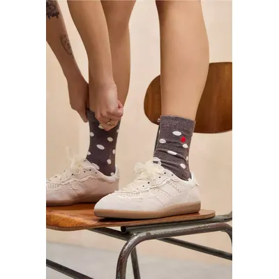 Out From Under Polka Dot Sports Socks at Urban Outfitters