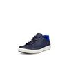 Sneaker ECCO "ECCO Soft 7 M", Herren, Gr. 39, blau (blau, royalblau), Leder, sportlich, Schuhe, Freizeitschuh, Halbschuh, Schnürschuh mit heller Laufsohle