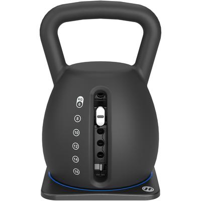 Kettlebell HORIZON FITNESS, schwarz (schwarz matt), Hanteln, Stahl, Kunststoff, verstellbar Image
