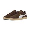 Sneaker PUMA "PUMA Club II Suede Sneakers Erwachsene", Gr. 48, flat bronze weiß gold braun, Obermaterial: Textil, Synthetik, Kuhleder; Futter: Textil; Innensohle: Textil; Laufsohle: Gummi, Schuhe