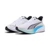 Laufschuh PUMA "Darter Pro Laufschuhe Erwachsene", Gr. 45, weiß schwarz mint melt speed blau grün, Obermaterial: Textil, Synthetik; Futter: Textil; Innensohle: Textil; Laufsohle: Gummi, Schuhe