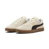 Sneaker PUMA "PUMA Club II Suede Sneakers Erwachsene", Gr. 47, weiß (alpine snow schwarz gold weiß), Obermaterial: Textil, Synthetik, Kuhleder; Futter: Textil; Innensohle: Textil; Laufsohle: Gummi, Schuhe