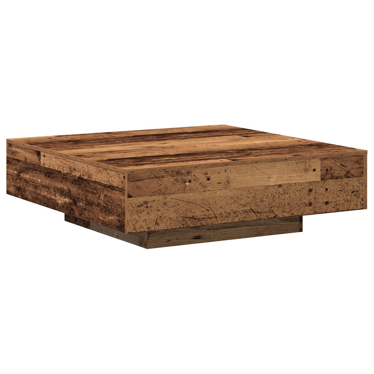 vidaXL Couchtisch aus alter Eiche 100x100x31 cm Pressholz Image