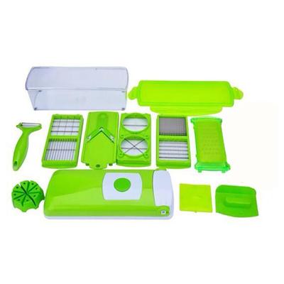 Lntyq - 12 pcs Accessoires cuisine et cuisson,vert - coupe-légumes pour cubes, bâtonnets, tranches,