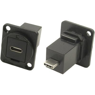 Cliff - xlr Adapter usb-c™ Buchse auf usb-c™ Stecker Adapter, Einbau CP30211MB Inhalt: 1 St. Image