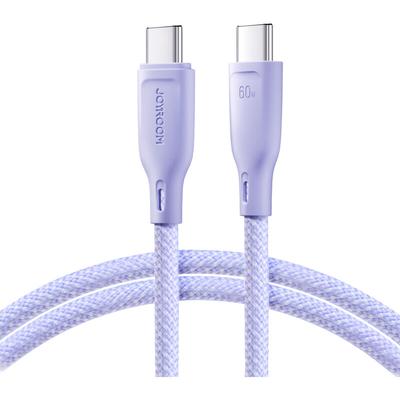 Multi-Color Series USB-C – USB-C-Kabel 60 W, schnelle Übertragung, 1 m, Lila Image