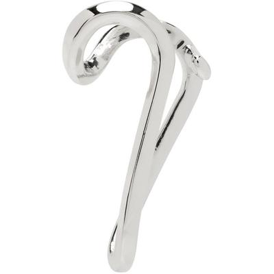 Alan Crocetti Edition Abstract Heart Single Ear Cuff - White - AMI Cufflinks
