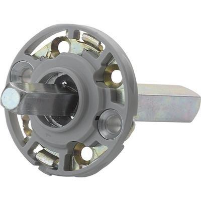 Montagemodul rund für Türgriffe, Vierkant 9/72 mm, Stahl aluminiumfarbig - Hoppe Image