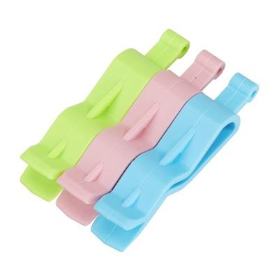 Lntyq - 6er Set Müllsack-Clip Müllsack-Halteclip aus Kunststoff Müllsack-Klemme Müllsack-Clips Image