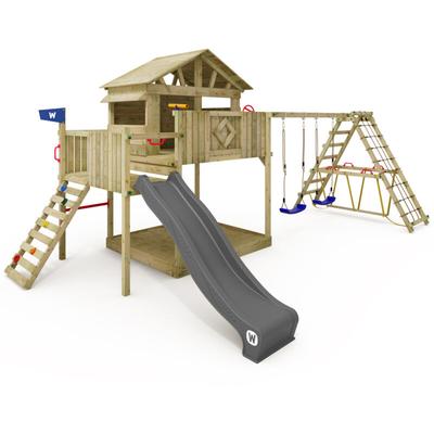 Spielturm Klettergerüst Smart Fjord mit Schaukel & Rutsche, Stelzenhaus mit Sandkasten, Image