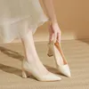 Größe 31-43 nackte High Heels Frauen spitz klein 32 33 profession elle 6cm Fersen Pumps schwarz