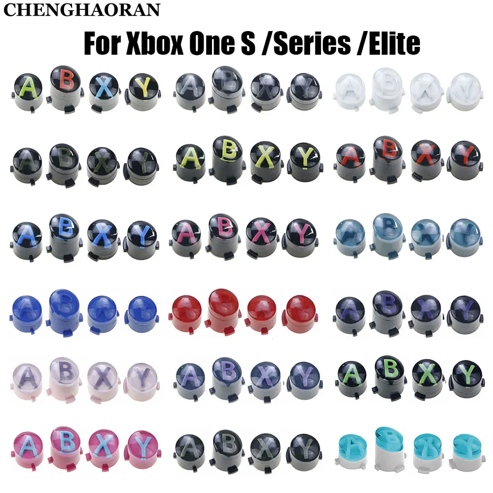 1Set Für Xbox Serie X S Controller Ersatz ABXY Tasten Kit Für XBox One Elite 1 2 Slim Gamepad reparatur Teil Image