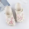 Schmetterling Blume DIY Charms für Krokodile ganze Set Qualität Sandalen Dekorationen elegante Bogen knoten Clogs Schuh zubehör Mode neu