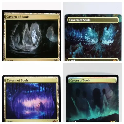 (Cavern of Souls) HoloTCG Magical Proxy Cards schwarz Game Top Hochwertiges Proxy Gathering Board Playing Game Trading Cards Proxy Image