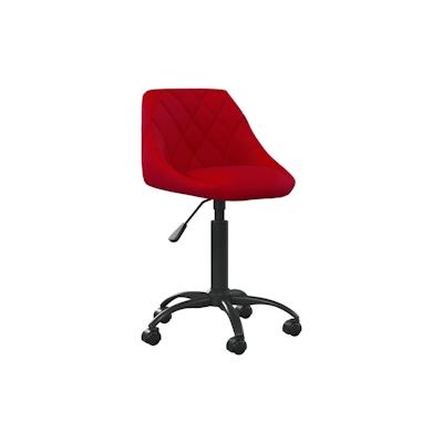 vidaXL Bürostuhl Weinrot Samt Image