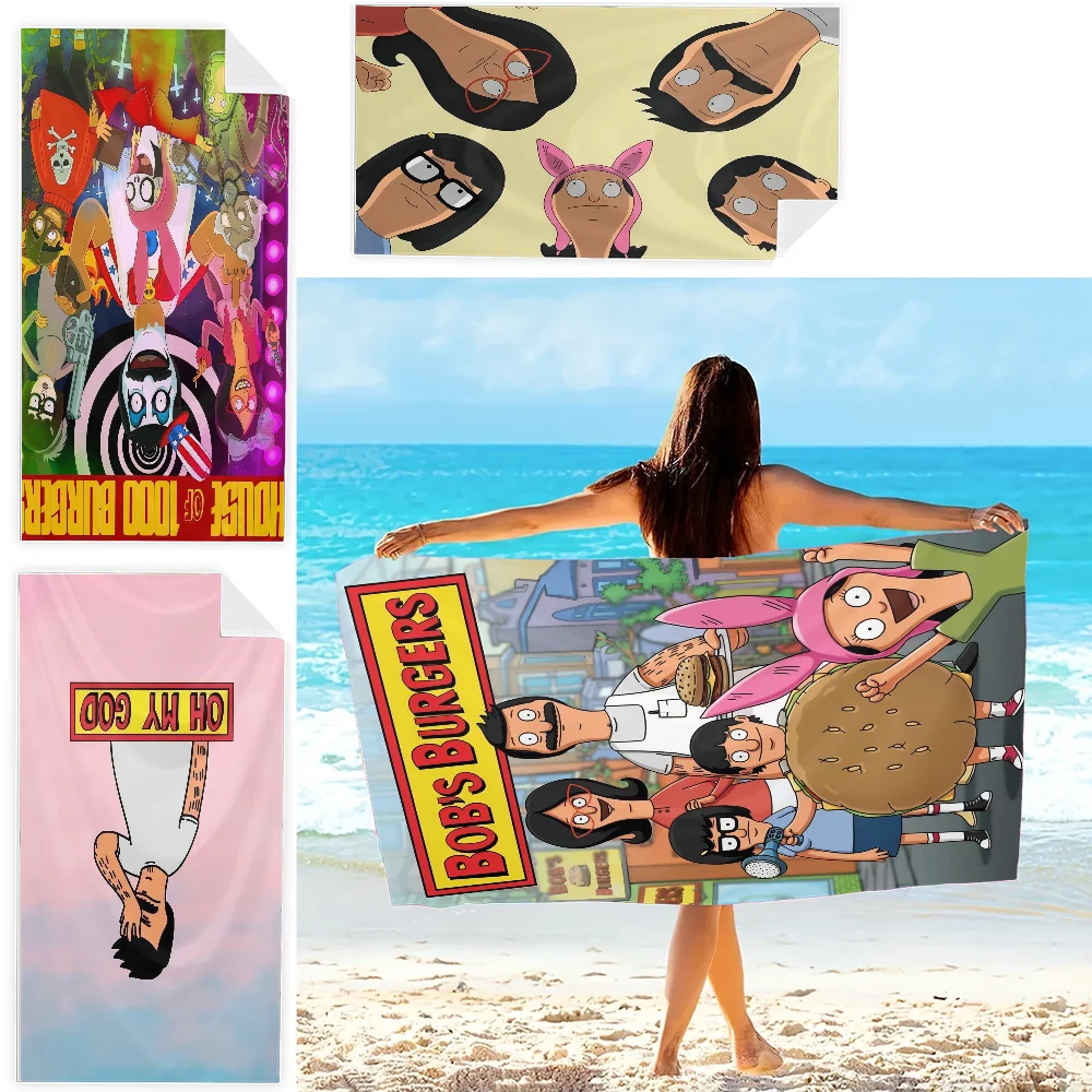 Cartoon B-Bobs B-Burger Handtuch Strand tuch Outdoor Wassersport Schwimmen Badet uch schnell trocknend Image