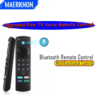 Multifunktionale, verbesserte Fire TV-Sprachfernbedienung für AMZ Fire TV Stick (2. Generation/3. Generation/Lite/4K) Fire TV Cube Smart TVs