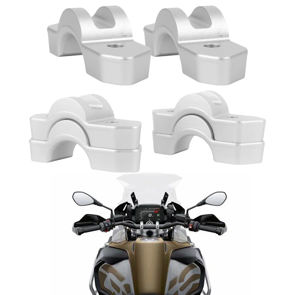 Motorrad Lenker Riser Lenker Montage klemme erhöhen 15mm-30mm Verlängerung adapter für BMW R1300gs 2024 R 1300gs R1300 gs Image