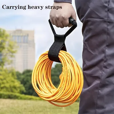 Heavy-Duty,Durable Nylon Storage Strap for Secure Garden Hose Organization and Garage Storage with Open Closure Type