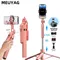 MEUYAG Perche à selfie 360 ° rotation 170 cm avec trépied étendu Bluetooth sans fil avec obturateur à distance pour smartphone Android ios