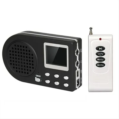 Retail! Outdoor Sound Loud Speaker Bird Caller Digital MP3 Player Farm Birdsound Player with