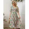 Robe longue florale d