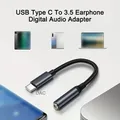 Adattatore per cuffie da tipo C a 3,5 mm Cavo audio jack USB-C da 3,5 per Huawei P30 Xiaomi Samsung Oneplus Adattatore audio per auricolari