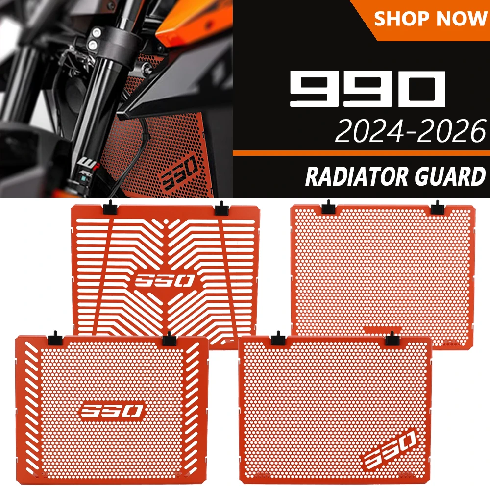 Griglia del radiatore Protezione Della Copertura Radiatore Olio Protezione CNC Per KTM 990 Duke DUKE990 DUKE 990 2024 2025 2026 Moto Accessori